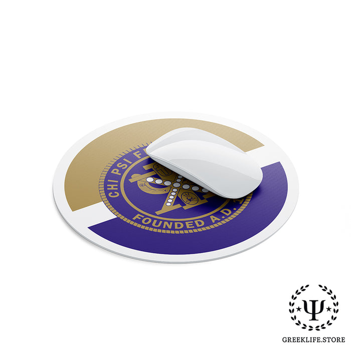 Chi Psi Mouse Pad Round