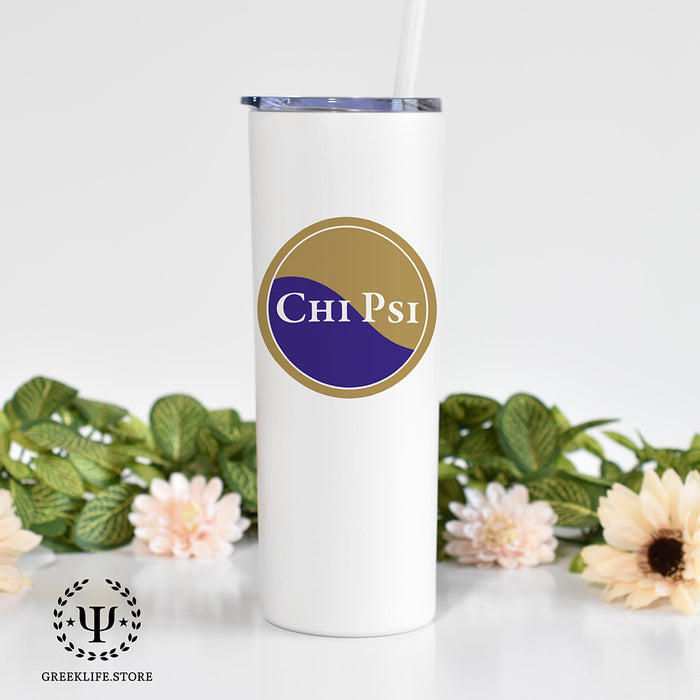 Chi Psi Stainless Steel Skinny Tumbler 20 OZ