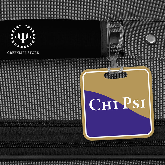 Chi Psi Luggage Bag Tag (square)