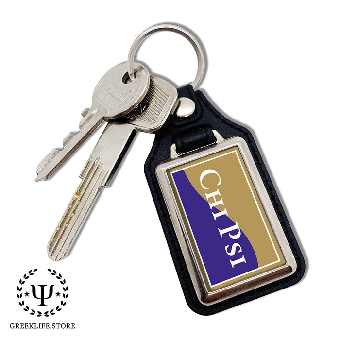 Chi Psi Keychain Rectangular