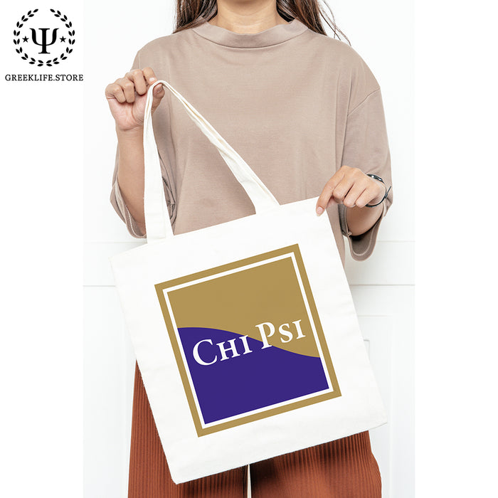 Chi Psi Market Canvas Tote Bag