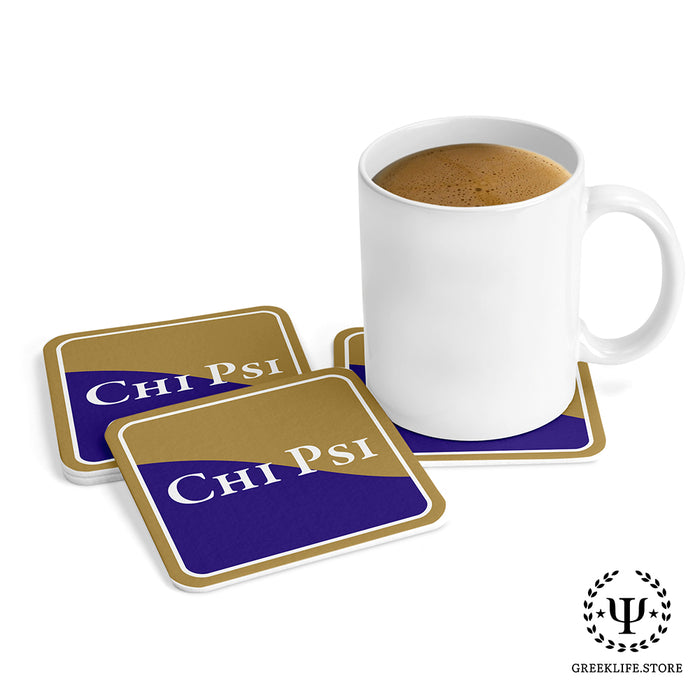 Chi Psi Beverage Coasters Square (Set of 4)