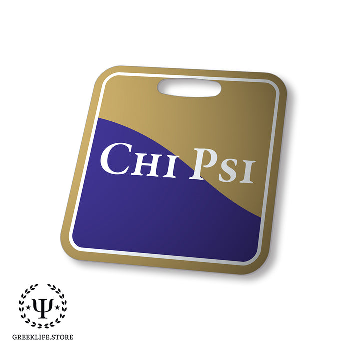 Chi Psi Luggage Bag Tag (square)