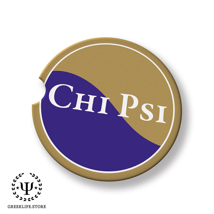 Chi Psi Car Cup Holder Coaster (Set of 2)