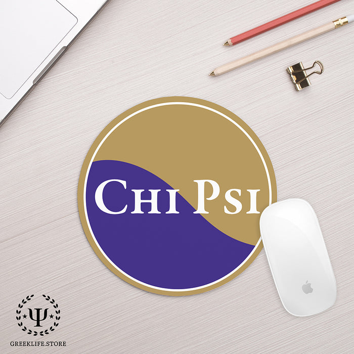 Chi Psi Mouse Pad Round