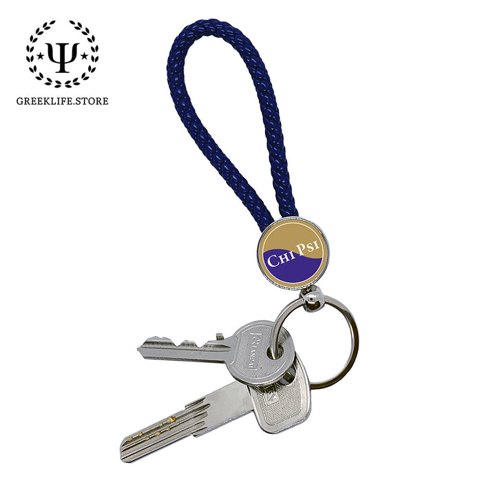 Chi Psi Key Chain Round