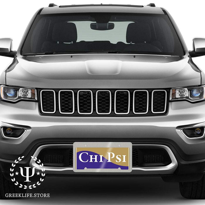 Chi Psi Decorative License Plate