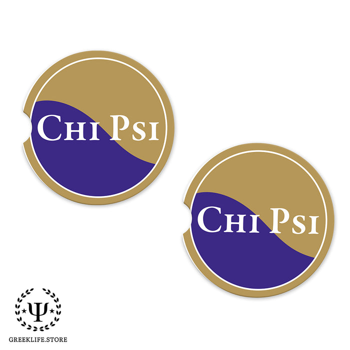 Chi Psi Car Cup Holder Coaster (Set of 2)