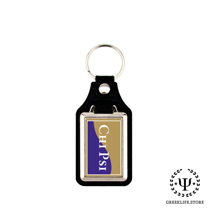 Chi Psi Keychain Rectangular