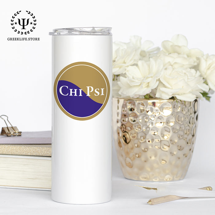 Chi Psi Stainless Steel Skinny Tumbler 20 OZ