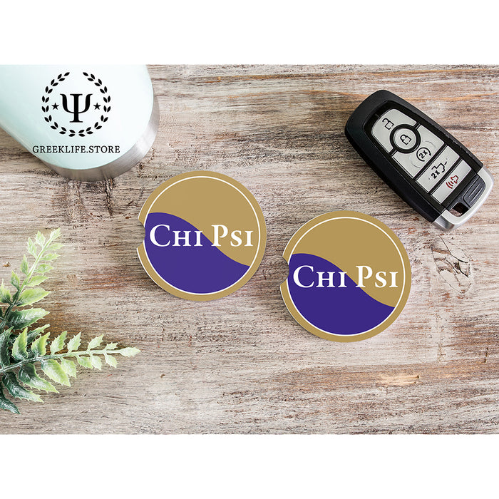 Chi Psi Car Cup Holder Coaster (Set of 2)