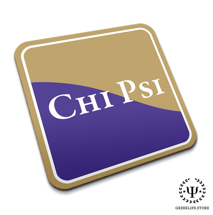 Chi Psi Beverage Coasters Square (Set of 4)