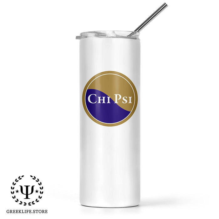 Chi Psi Stainless Steel Skinny Tumbler 20 OZ