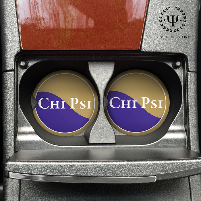 Chi Psi Car Cup Holder Coaster (Set of 2)