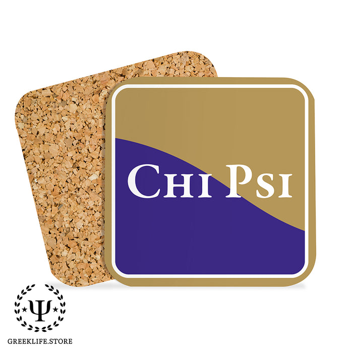 Chi Psi Beverage Coasters Square (Set of 4)