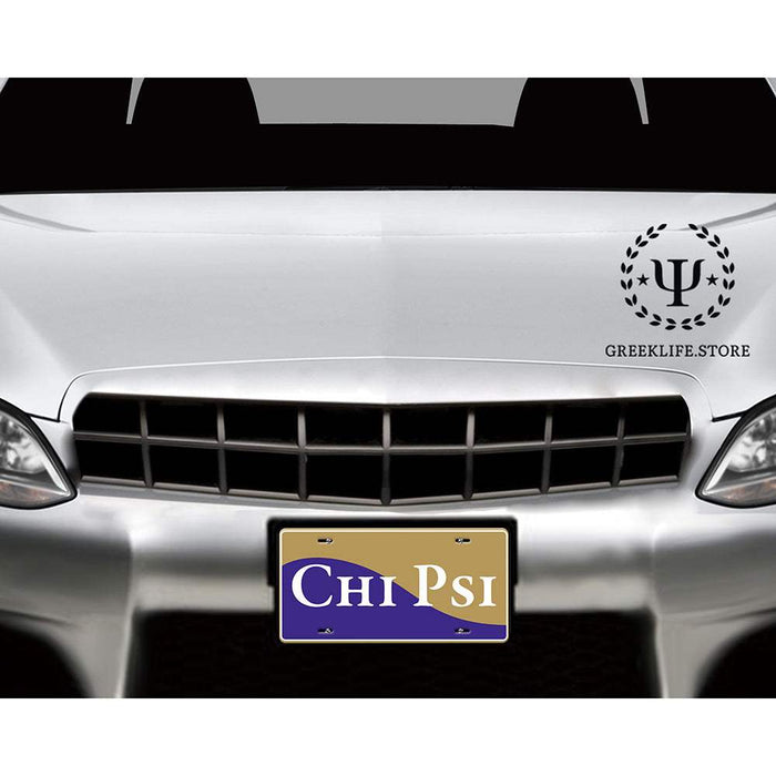 Chi Psi Decorative License Plate