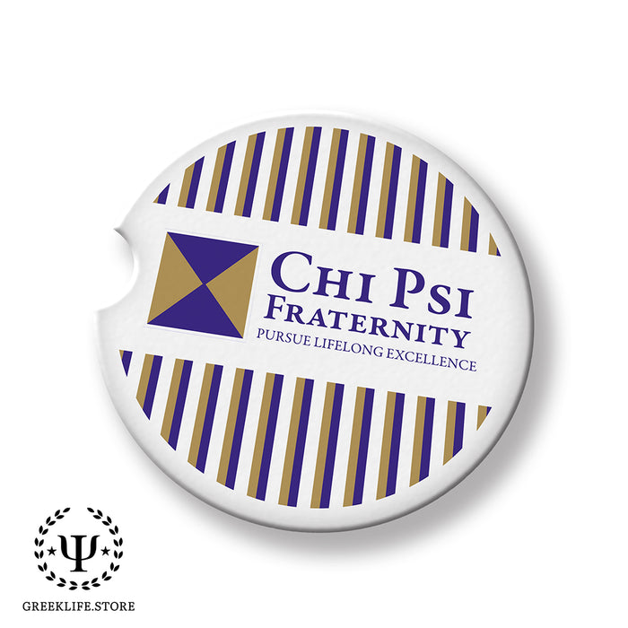 Chi Psi Car Cup Holder Coaster (Set of 2)