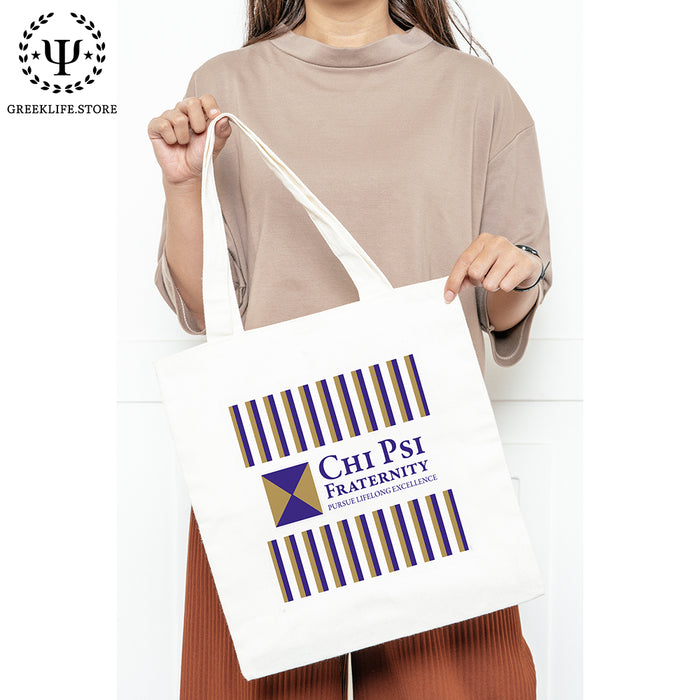 Chi Psi Market Canvas Tote Bag