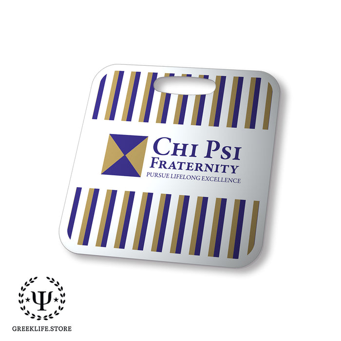 Chi Psi Luggage Bag Tag (square)