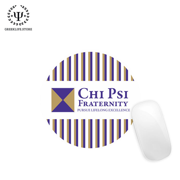 Chi Psi Mouse Pad Round