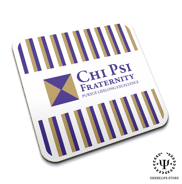 Chi Psi Beverage Coasters Square (Set of 4)