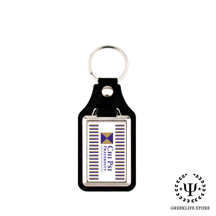 Chi Psi Keychain Rectangular