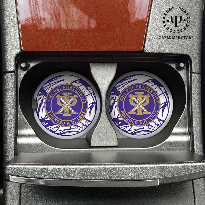 Chi Psi Car Cup Holder Coaster (Set of 2)