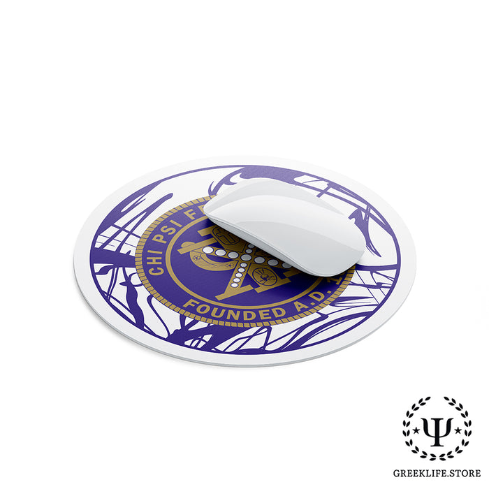 Chi Psi Mouse Pad Round