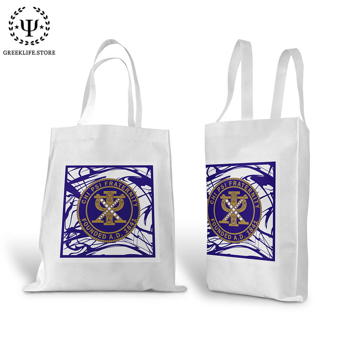 Chi Psi Market Canvas Tote Bag