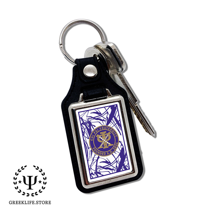 Chi Psi Keychain Rectangular