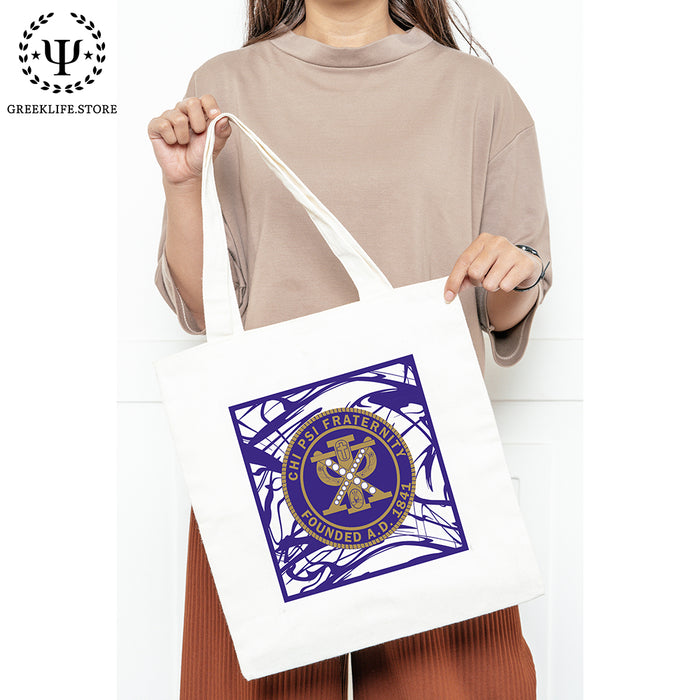 Chi Psi Market Canvas Tote Bag