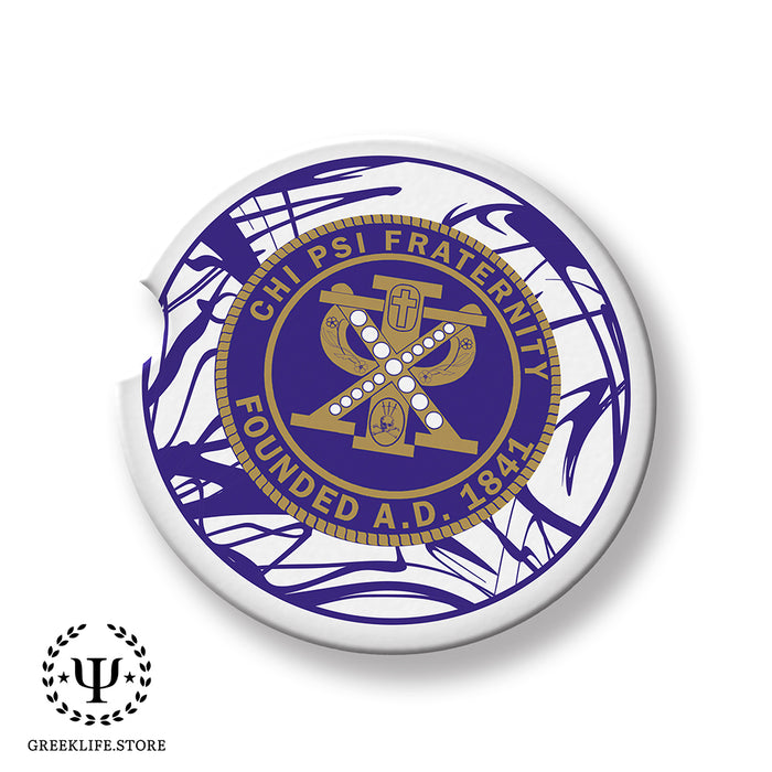 Chi Psi Car Cup Holder Coaster (Set of 2)