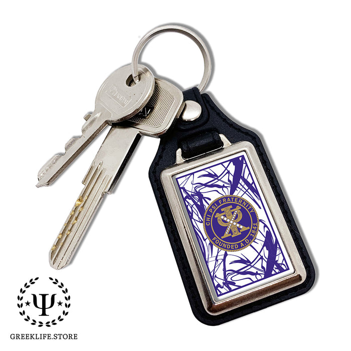 Chi Psi Keychain Rectangular