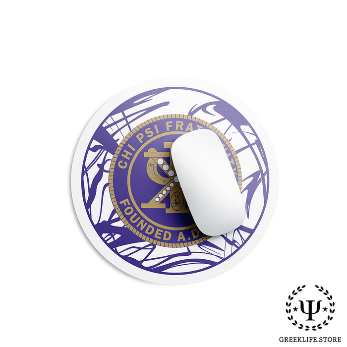 Chi Psi Mouse Pad Round