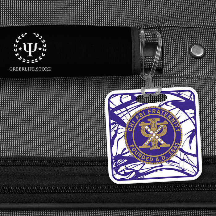 Chi Psi Luggage Bag Tag (square)