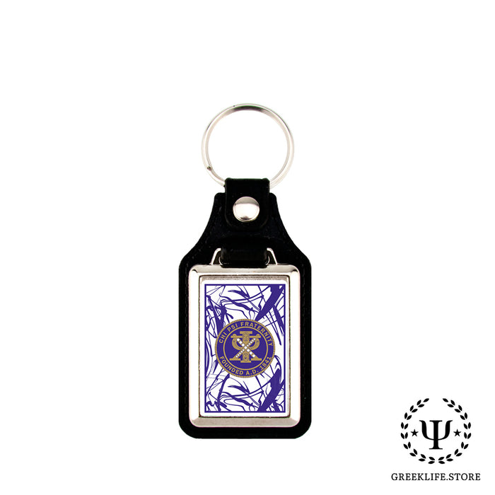 Chi Psi Keychain Rectangular