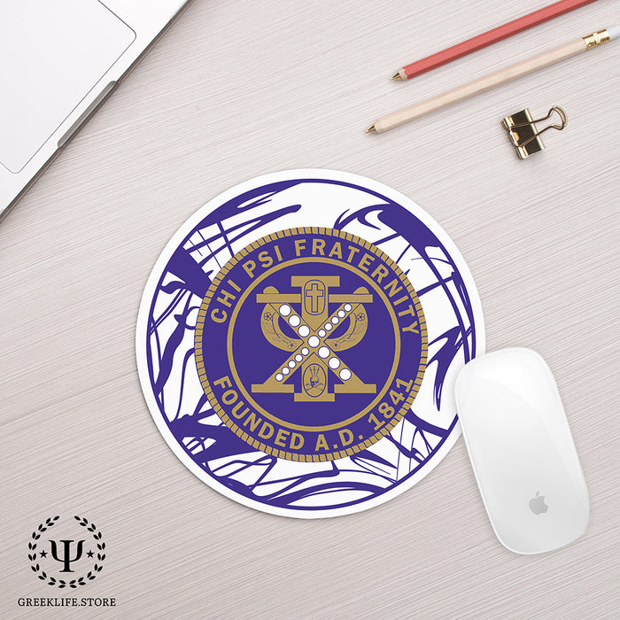 Chi Psi Mouse Pad Round