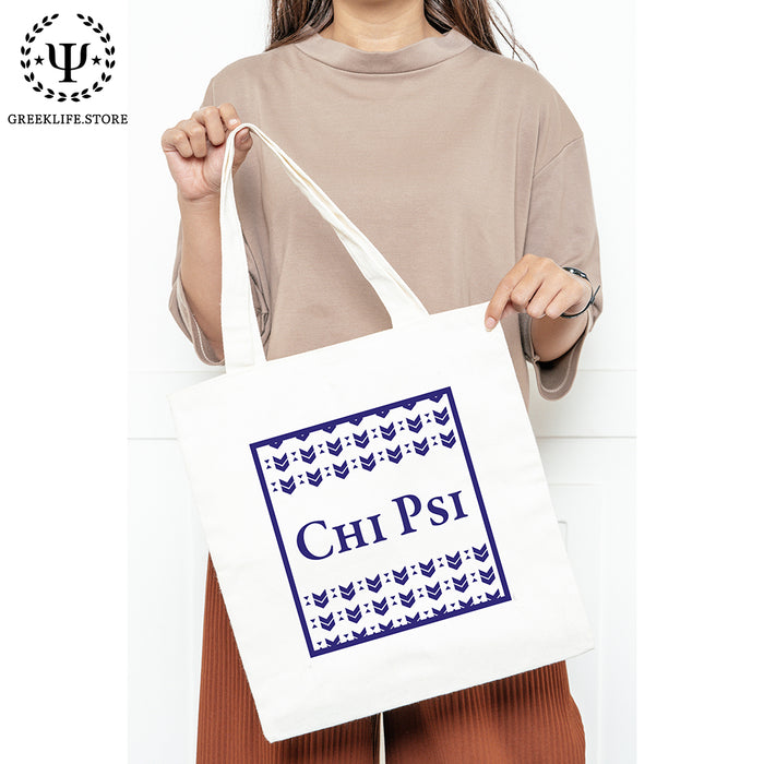 Chi Psi Market Canvas Tote Bag