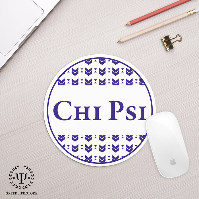 Chi Psi Mouse Pad Round