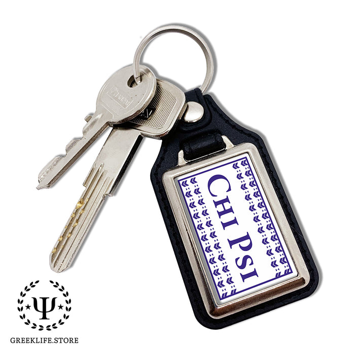 Chi Psi Keychain Rectangular