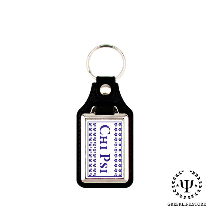 Chi Psi Keychain Rectangular