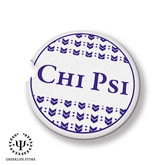 Chi Psi Car Cup Holder Coaster (Set of 2)