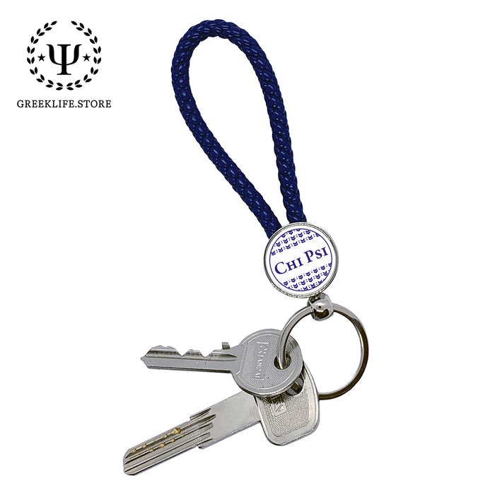 Chi Psi Key Chain Round