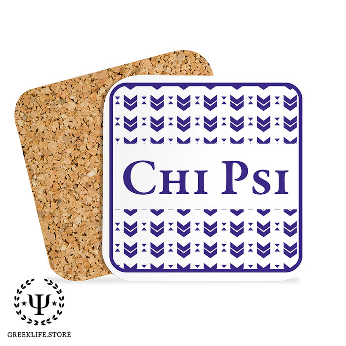 Chi Psi Beverage Coasters Square (Set of 4)