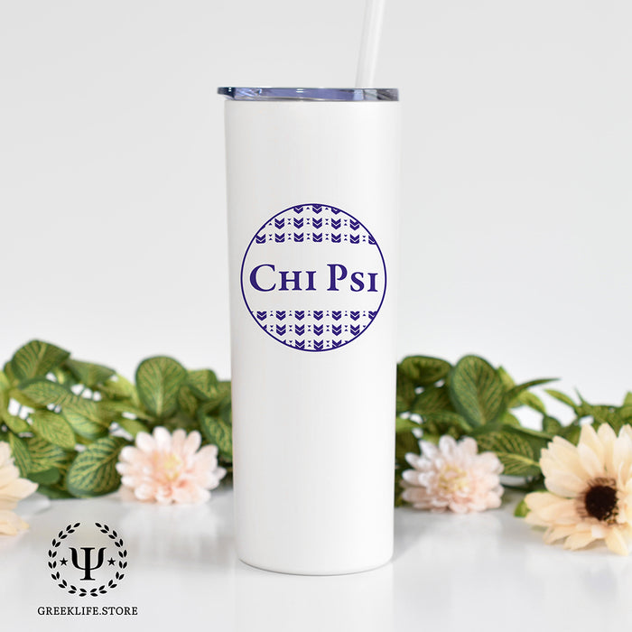 Chi Psi Stainless Steel Skinny Tumbler 20 OZ