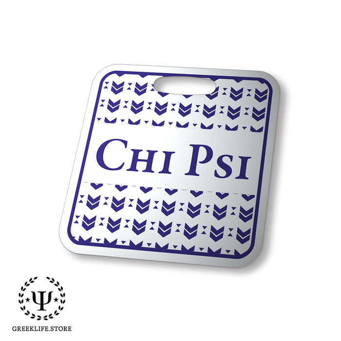 Chi Psi Luggage Bag Tag (square)