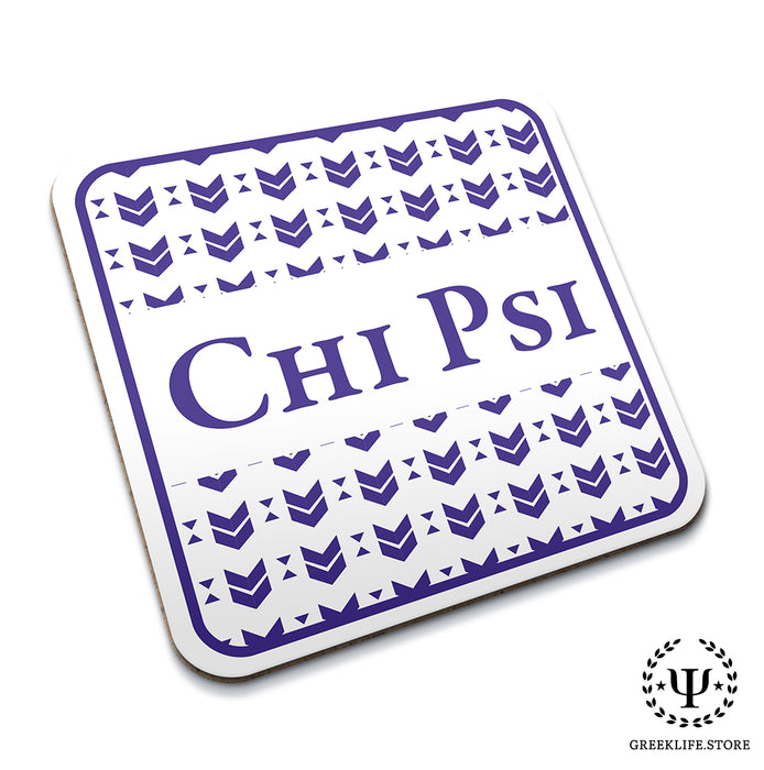 Chi Psi Beverage Coasters Square (Set of 4)