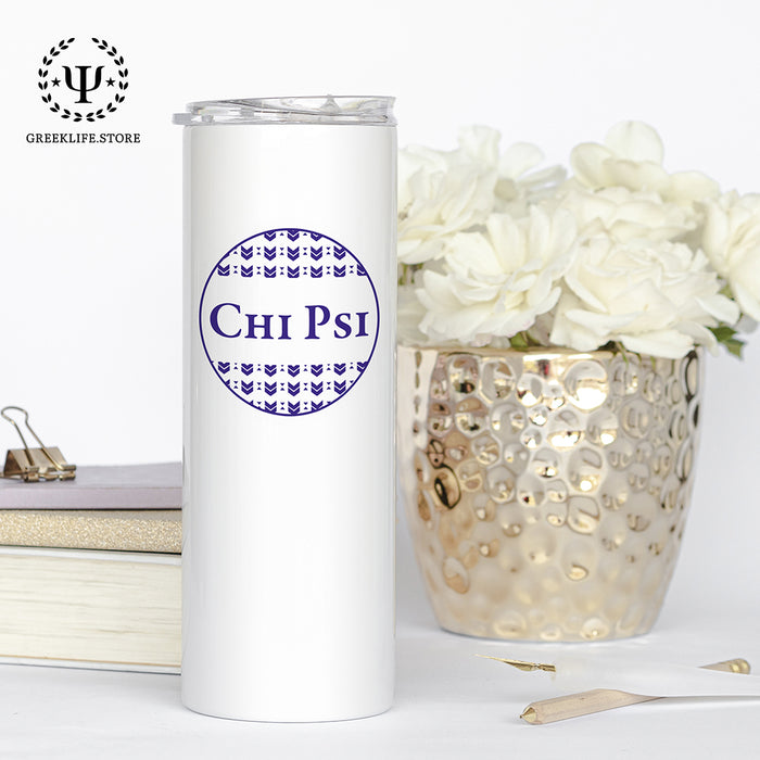 Chi Psi Stainless Steel Skinny Tumbler 20 OZ