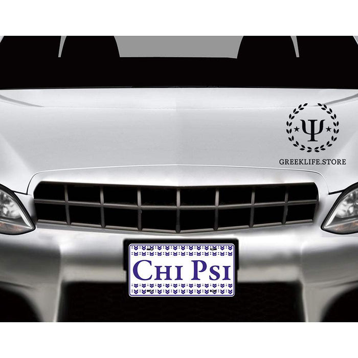 Chi Psi Decorative License Plate