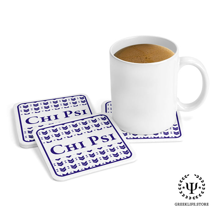 Chi Psi Beverage Coasters Square (Set of 4)